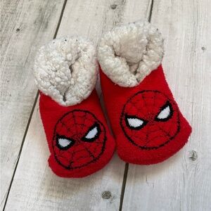 Marvel Red and White Spider-Man Kids Slippers